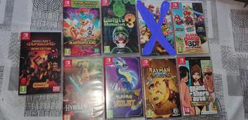 Verkoop van verschillende Nintendo Switch-games beschikbaar voor biedingen