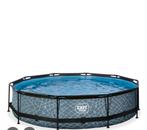 Exit zwembad stone 360, Ophalen, Minder dan 80 cm, Rond, 300 cm of meer