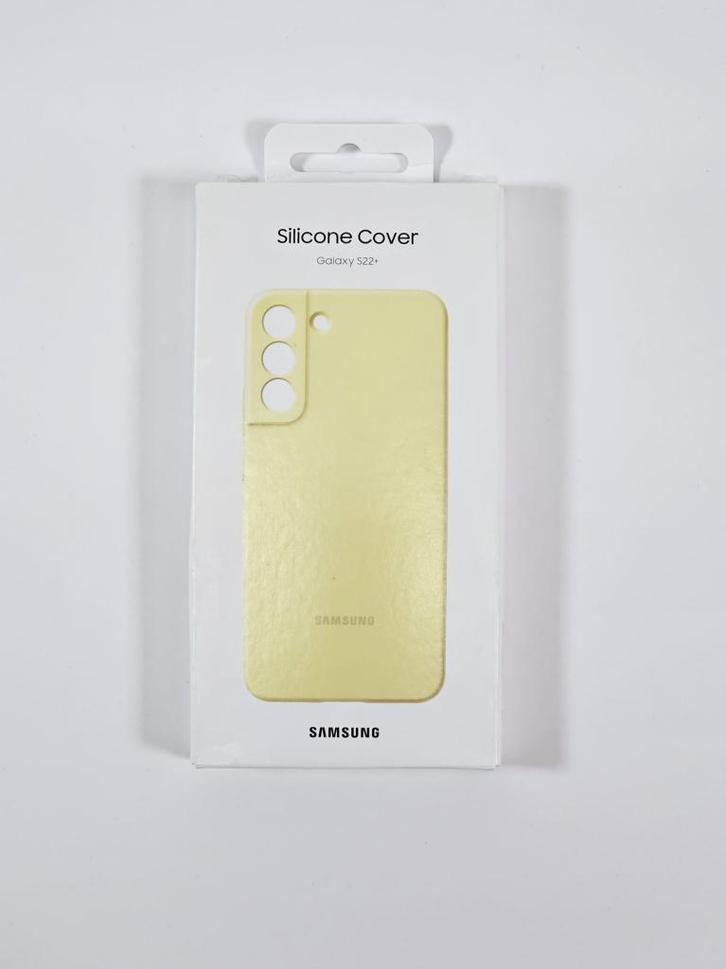 Samsung Galaxy S22+ - Siliconen Hoesje - Geel, Télécoms, Téléphonie mobile | Housses, Coques & Façades | Samsung