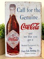 Metalen reclamebord Coca-Cola, Ophalen of Verzenden, Nieuw, Reclamebord
