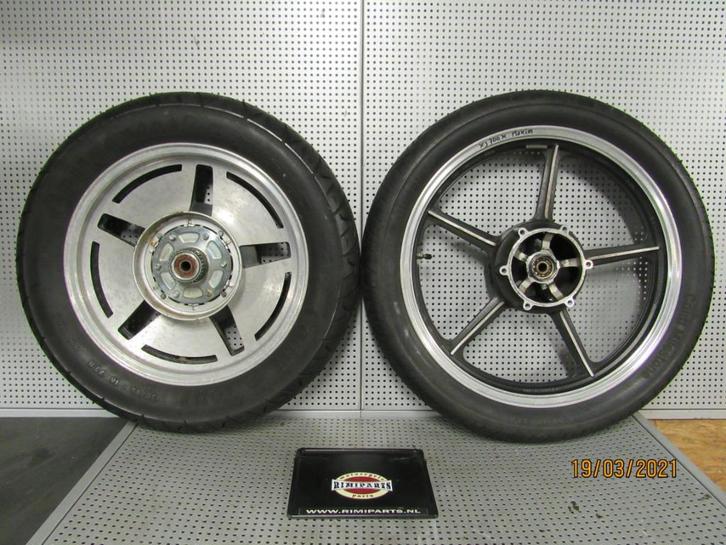 Set Wielen XJ700X Maxim V & A Wiel XJ 700 X Custom-bike, Motoren, Onderdelen | Yamaha, Gebruikt, Ophalen of Verzenden