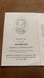 Ongeval, Enlèvement ou Envoi, Image pieuse