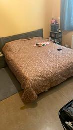 Houten bed zonder matras, 190 cm of minder, 80 cm, Grijs, Gebruikt