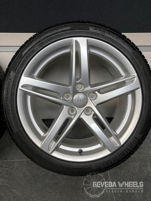 18'' originele Audi A4 B8 / B9 velgen + banden 5x112    8K0, Auto-onderdelen, Banden en Velgen, Banden en Velgen, Zomerbanden