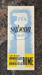 Luchtroute Sabena, Brussel, Rome, eind jaren 40, begin jaren, Ophalen of Verzenden, Zo goed als nieuw
