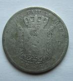 BELGISCHE zilveren munt - Leopold II - 2 frank 186, Zilver, Zilver, Losse munt, Verzenden