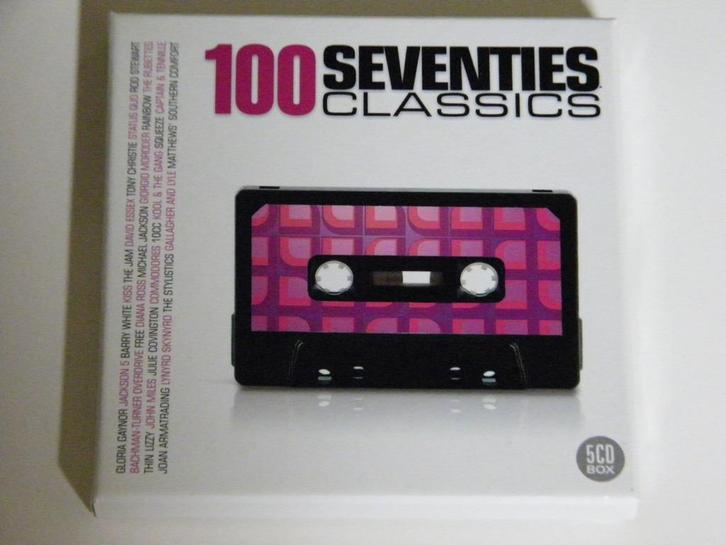100 Seventies Classics - ( 5 x cd ) hardbox, Cd's en Dvd's, Cd's | Verzamelalbums, Ophalen of Verzenden