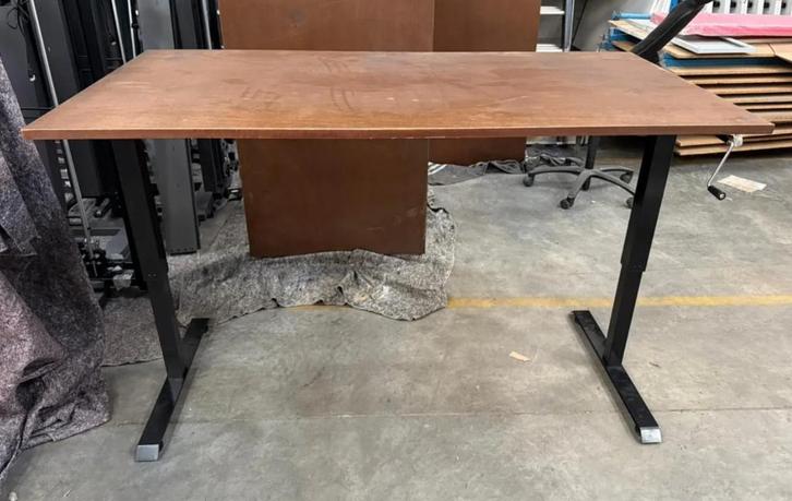 zit/sta bureau 160x80 64-110cm hoog (2 stuks), Huis en Inrichting, Bureaus, Gebruikt, Stabureau, In hoogte verstelbaar, Ophalen