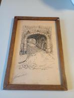 Mooie pentekening, Antiek en Kunst, Kunst | Tekeningen en Fotografie, Ophalen of Verzenden