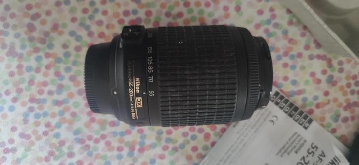 Nikon Nikkor AF S DX VR Zoom 55-200mm 4-5.6 G IF ED, Audio, Tv en Foto, Fotocamera's Analoog, Gebruikt, Spiegelreflex, Nikon, Ophalen of Verzenden
