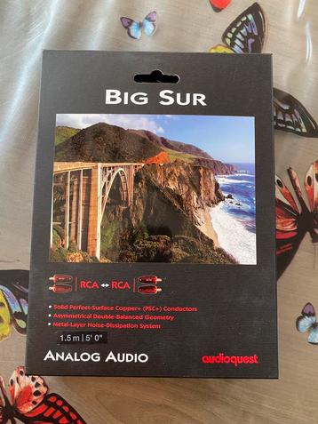 Audioquest Big sur 1,5 m in zo goed als nieuwe staat!!!