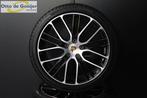 Originele Porsche Panamera Exclusive Design Sport Zwart Wint, Ophalen, Gebruikt, 275 mm, Banden en Velgen