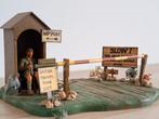 Diorama Britse Controlepost WW2, Hobby en Vrije tijd, Modelbouw | Figuren en Diorama's, Ophalen, Zo goed als nieuw, Diorama
