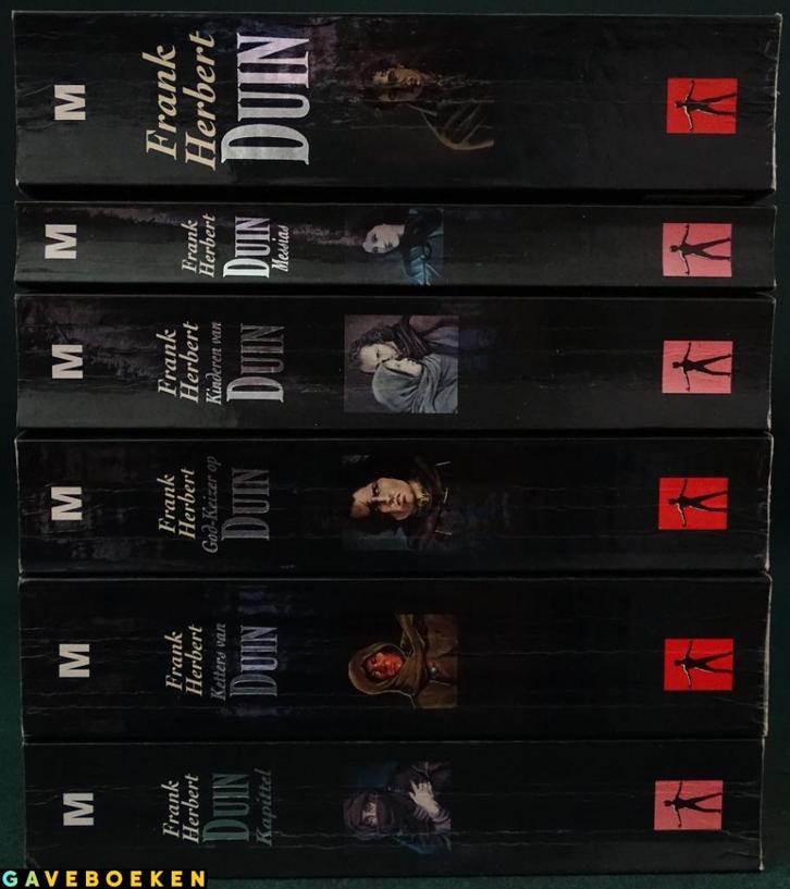 Duin - Frank Herbert - Meulenhoff - 6x - Paperback, Boeken, Fantasy, Gelezen, Ophalen of Verzenden