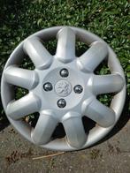 4 wieldeksels (enjoliveurs) Peugeot 15" (model 9606 QF), Gebruikt, 15 inch, Velg(en), Ophalen of Verzenden