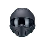 casque moto Casque Vito Jet Bruzano noir mat neuf, Envoi, Neuf, avec ticket, Casque jet, Femmes