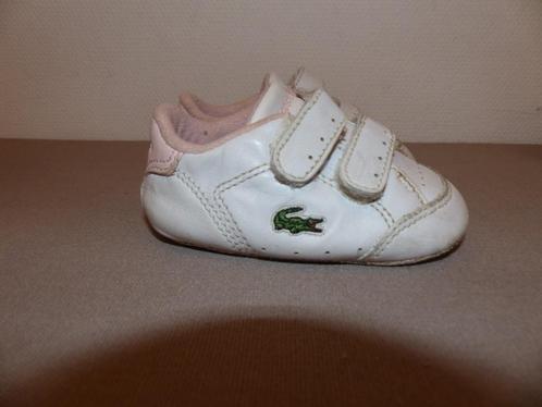 Schoentjes Lacoste meisje - maat 17 à 18, Kinderen en Baby's, Babykleding | Schoentjes en Sokjes, Zo goed als nieuw, Meisje, Schoentjes