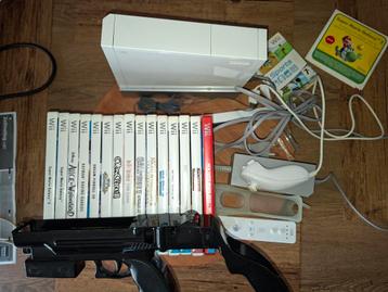 Nintendo WII met 17 spellen. beschikbaar voor biedingen