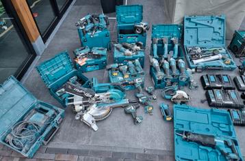 Makita 18 volt + 230 volt ivm beëindigen 1mans zaak beschikbaar voor biedingen