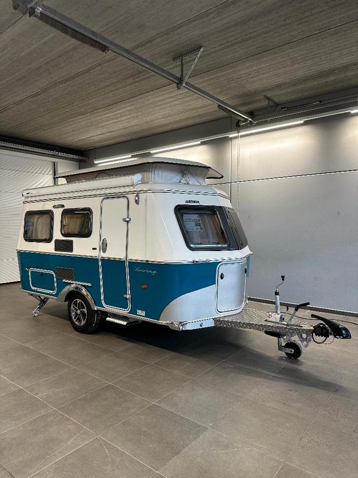 Eriba Touring 430 White Harbour blue, Caravans en Kamperen, Caravans, Bedrijf, tot en met 3, 750 - 1000 kg, Standaardzit, Eriba