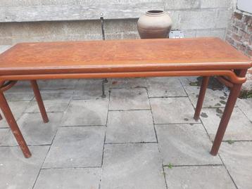 bijzettafel  - massief hardhout - Old Indochine  beschikbaar voor biedingen