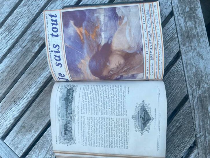 Je sais tout 1906 – Arsène Lupin verhalen – zeldzaam, Boeken, Encyclopedieën, Gelezen, Ophalen of Verzenden