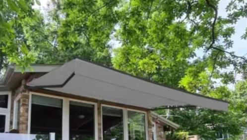 zonneluifel 3,95 m x 3,00 m gemotoriseerd HOUSTON, Tuin en Terras, Zonneschermen, Elektrisch, Ophalen