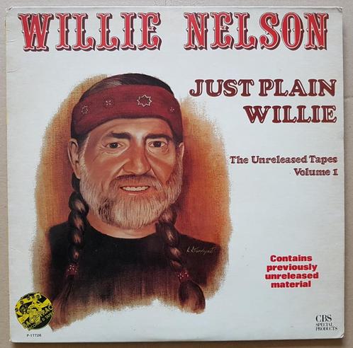 LP Willie Nelson - Just Plain Willie, The Unreleased Tapes 1, Cd's en Dvd's, Vinyl | Country en Western, Zo goed als nieuw, 12 inch