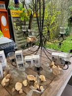 Ijzeren Luchter met decoratie, Ophalen of Verzenden