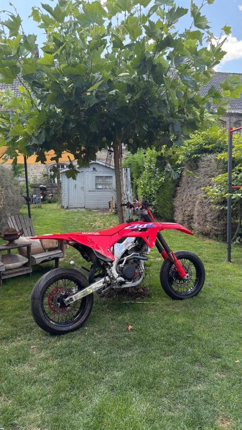 Honda CRF 450R 2004 Supermoto Project, Motoren, Motoren | Honda, Particulier, SuperMoto, 12 t/m 35 kW, 1 cilinder, Minimaal motorrijbewijs A2