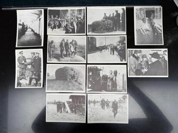 12 foto's WOII - Capitulatie Belgisch leger 1940 ford Aubin beschikbaar voor biedingen