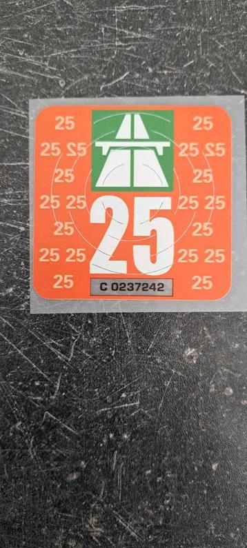 Sticker Zwitserland 2025 beschikbaar voor biedingen