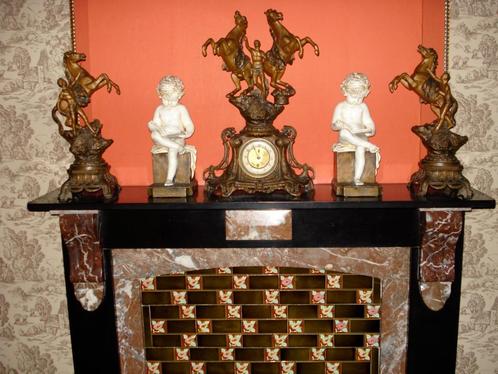 2 oude schoorsteenmantels/schouwen - Art Nouveau/Jugendstill, Huis en Inrichting, Haarden, Gebruikt, Overige soorten, Ophalen