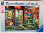Ravensburger 'Theehuis in Japanse tuin' - puzzel 1000 stk., Ophalen of Verzenden, 500 t/m 1500 stukjes, Zo goed als nieuw, Legpuzzel