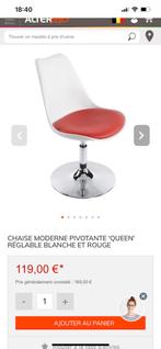 13 chaises occasion gratuit, Autres matériaux, Utilisé, Rouge, Une