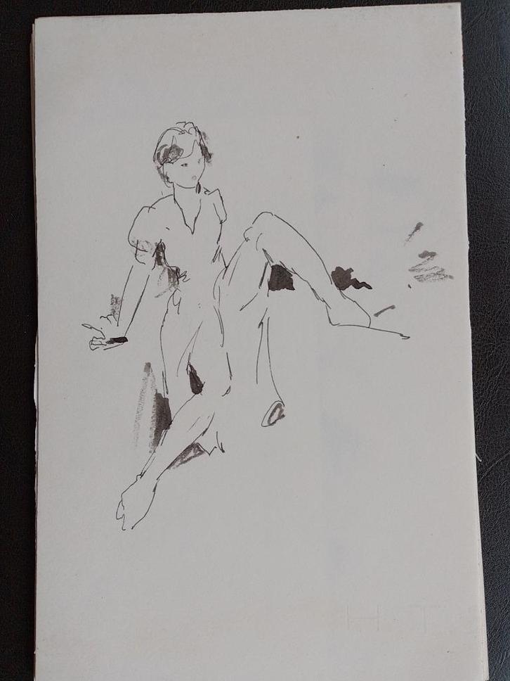 Conelis Kloos  1895 1976   Naakt Schetsen, Antiek en Kunst, Kunst | Tekeningen en Fotografie, Verzenden