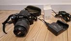 Nikon D60 + lens AF-S Nikkor 18-55 mm, Audio, Tv en Foto, Fotocamera's Digitaal, Ophalen, Gebruikt, Nikon