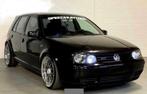 VW Golf 4   1.8 GTi   20V, Auto's, Zwart, 4 cilinders, Zwart, Leder