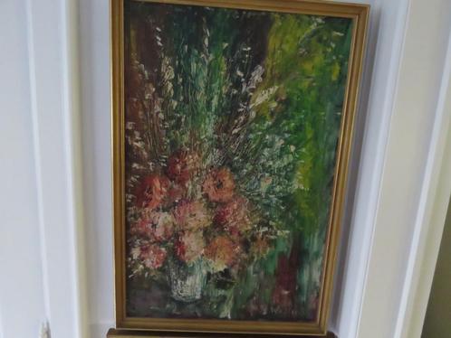 Wallaert Gaston Joseph Stilleven met bloemen 64x43 cm, Antiek en Kunst, Kunst | Schilderijen | Klassiek, Ophalen of Verzenden