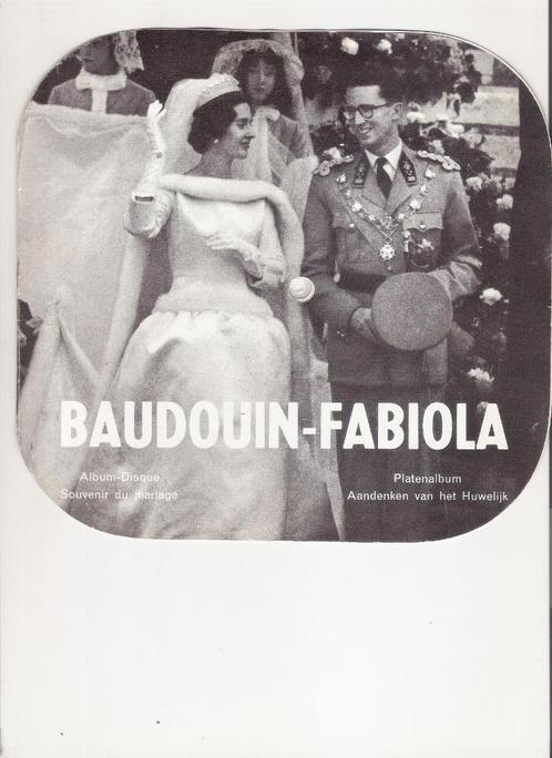 Baudouin-Fabiola - souvenirs du mariage - 2 flexi disques, CD & DVD, Vinyles Singles, Utilisé, Single, Musique de films et Bande son
