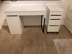 Bureau met bureaukastje IKEA (model Micke), Huis en Inrichting, Bureaus, Ophalen, Gebruikt, Bureau
