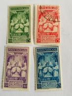 Vaticaanstad 1939 - kroning van Paus Pius XII, Postzegels en Munten, Ophalen of Verzenden, Gestempeld