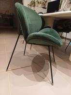 Zeer comfortabele kwaliteitsstoelen velvet groen, Huis en Inrichting, Stoelen, Ophalen, Overige kleuren, Zo goed als nieuw, Vier