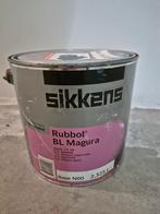 Sikkens Rubbol BL Magura 2,3L peinture mate bleue universell, Enlèvement ou Envoi, Bleu, Laque