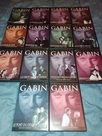 A vendre lot de 14 DVD de la collection Jean Gabin 