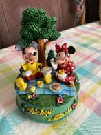 Disney muziekdoosje - Mickey & Minnie Mouse Picknick, Verzamelen, Disney, Ophalen of Verzenden, Mickey Mouse, Beeldje of Figuurtje