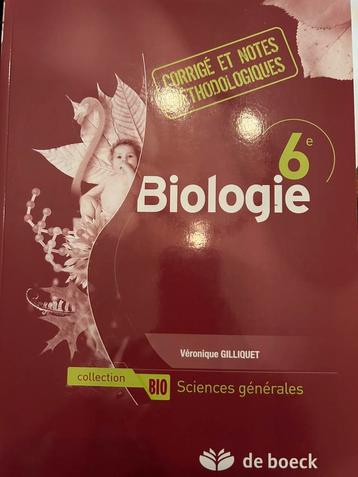 Biologie 6e + correcties en methodologische aantekeningen beschikbaar voor biedingen