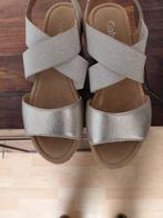 open schoenen merk Gabor kleur zilver maat 36, Overige kleuren, Gabor, Zo goed als nieuw, Sandalen of Muiltjes