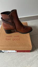 Superbes bottines en cuir taille 37, Enlèvement, Comme neuf, Brun