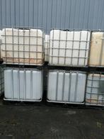 Ibc container cubi 1000 litres usager entre 35 et 60€ pièce, Enlèvement ou Envoi, Utilisé, Bois